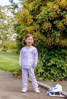 NEW BEAUFORT BONNET fairisle flurries sweatpant in pink